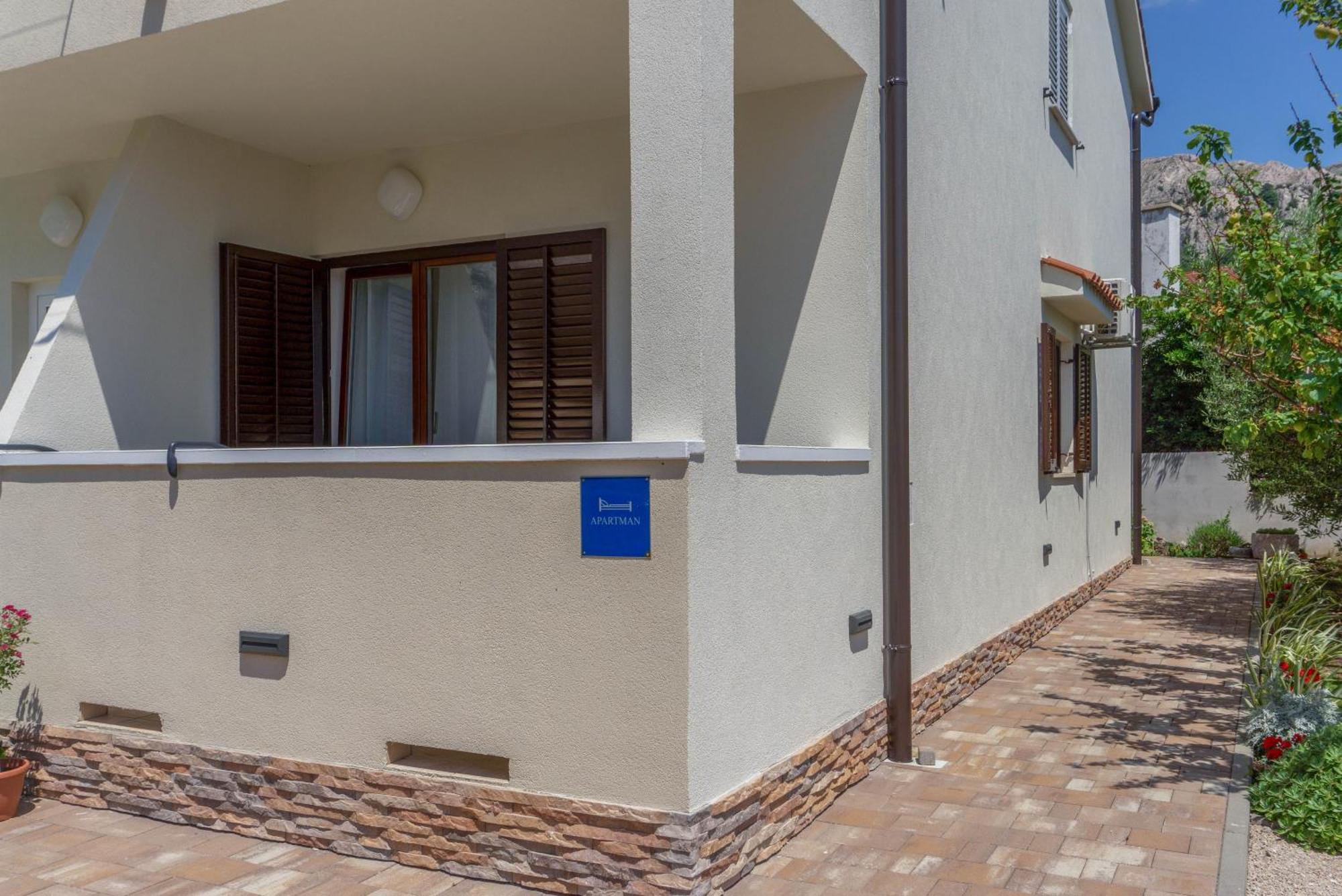 Apartment Jadran Baska Exteriör bild