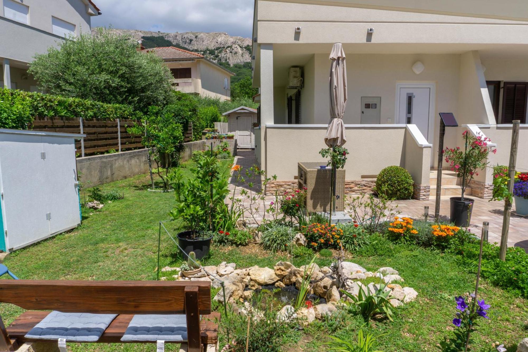 Apartment Jadran Baska Exteriör bild
